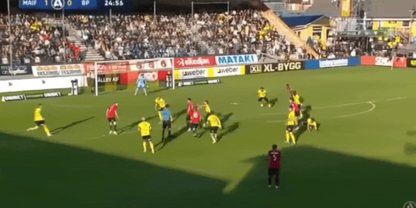 ⚽瑞典超半场：曼奈建功，米亚尔比暂1-0布洛马波卡纳